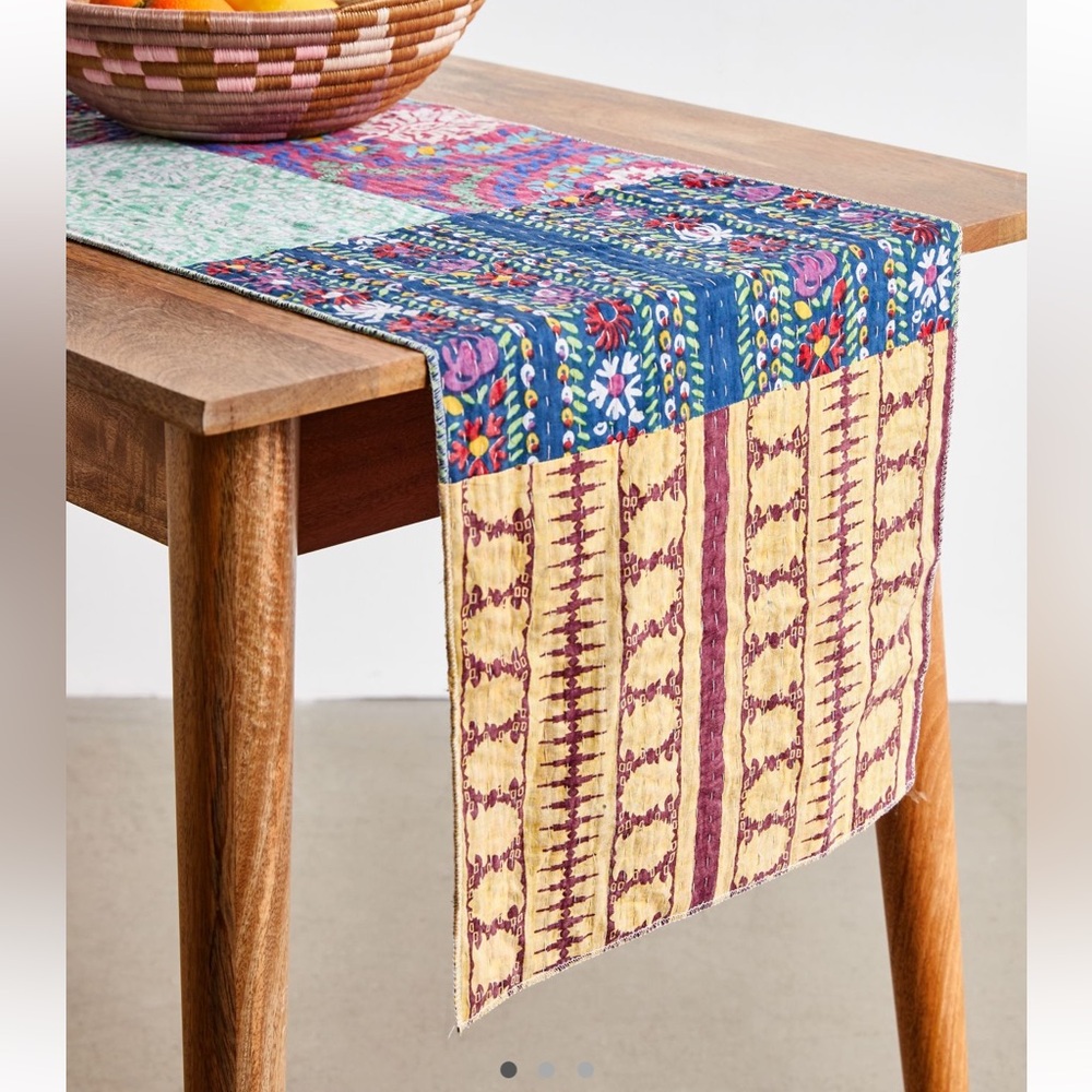 Urban Outfitters Urban Renewal One-Of-A-Kind Kantha Table Runner